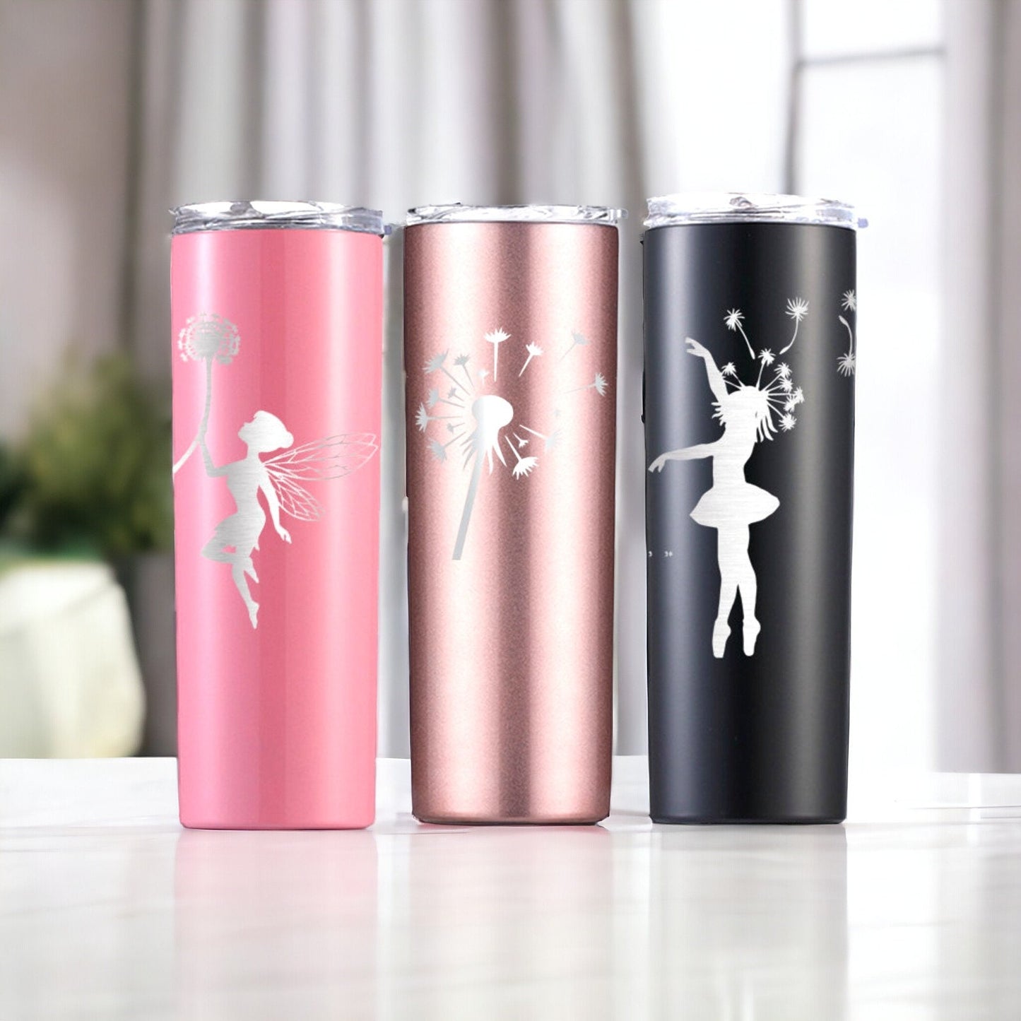 Personalized Custom Name, Best Friend Laser Engraved Skinny Tumbler