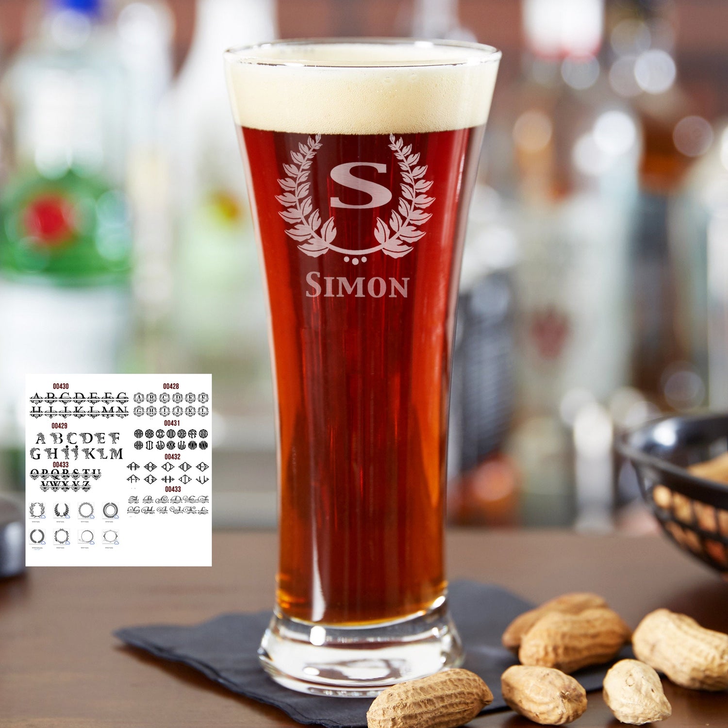 Personalized Glass - artengraved