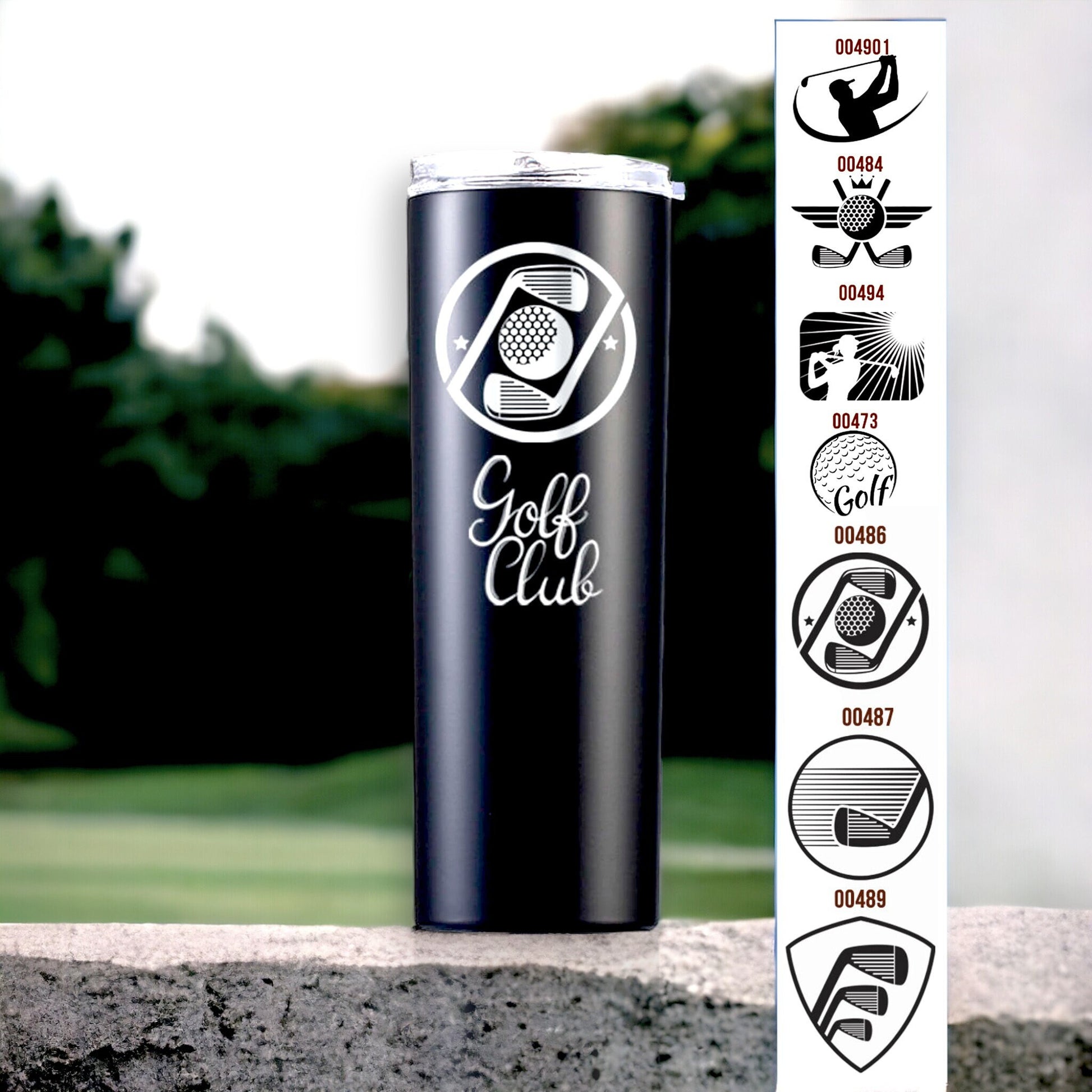Golfer Gift Tumbler for Men 20 oz Fathers Day Tumbler Coffee Travel Cup Mug