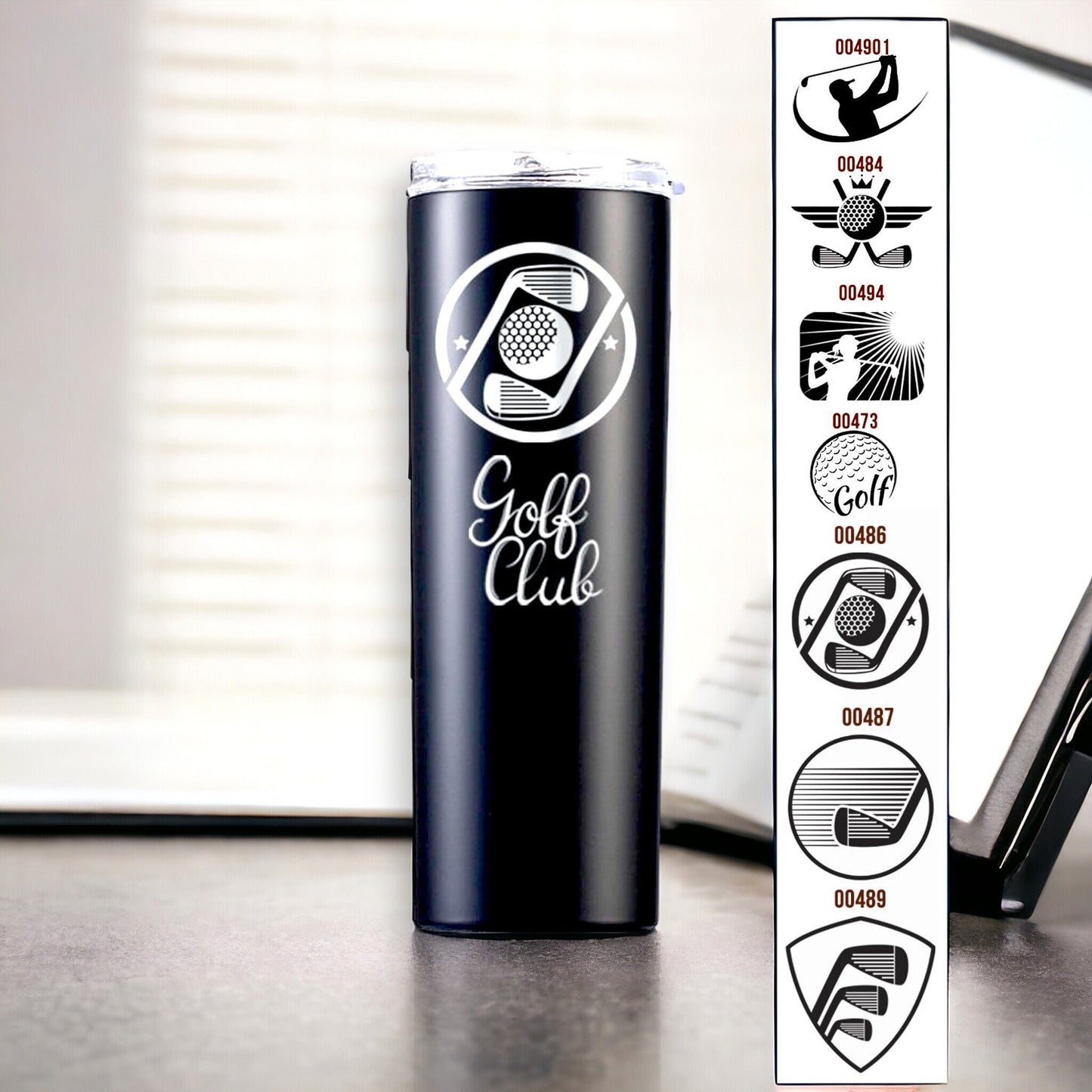 Golfer Gift Tumbler for Men 20 oz Fathers Day Tumbler Coffee Travel Cup Mug