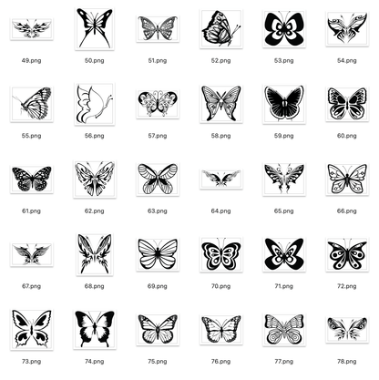 Personalized Butterfly Tumbler Skinny Cup Butterflies Lovers Gift Laser Engraved