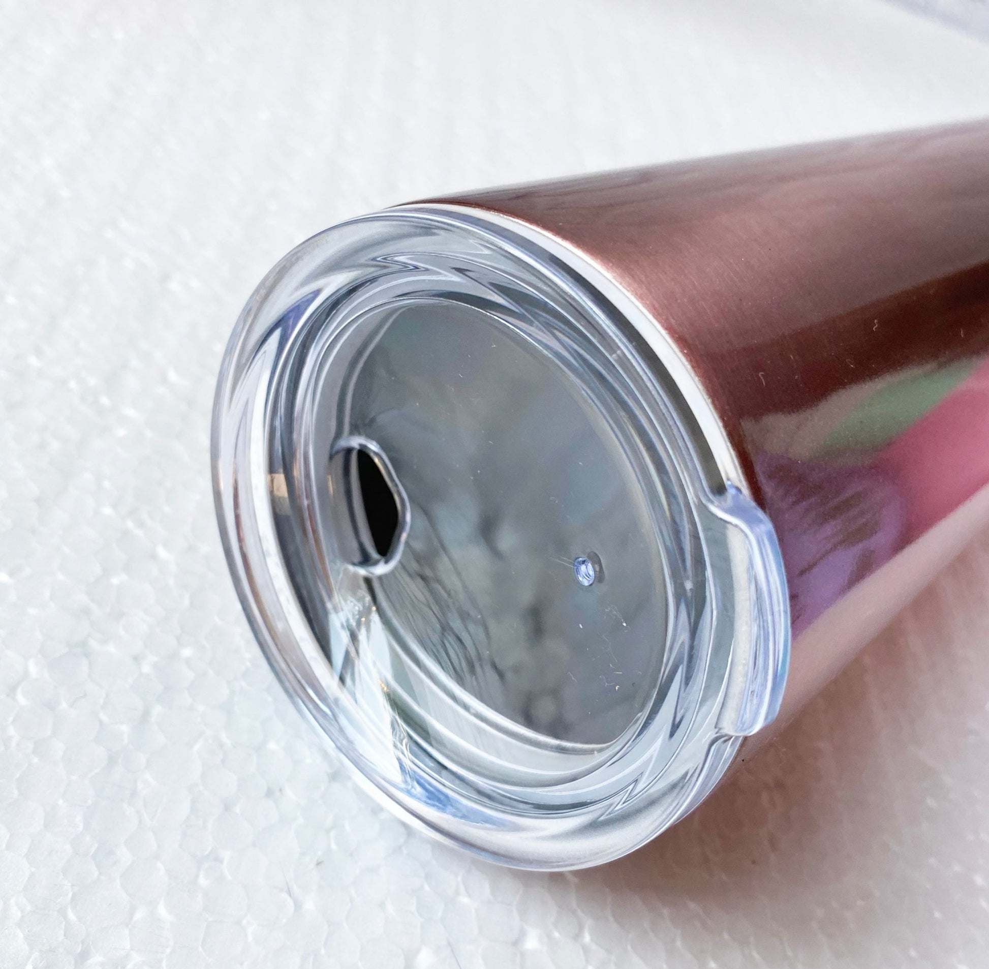 Personalized Name Rose Gold Skinny Tumbler 20 oz Stainless Steel Cup