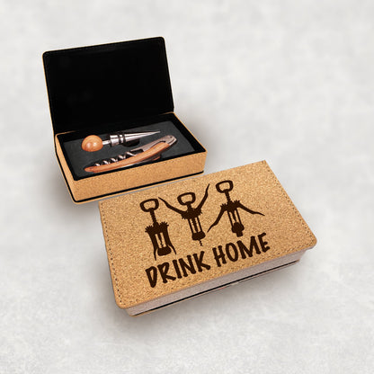Wine Opener Tools Set Personalized Wine Lover Gift Accessories Laser Engraved